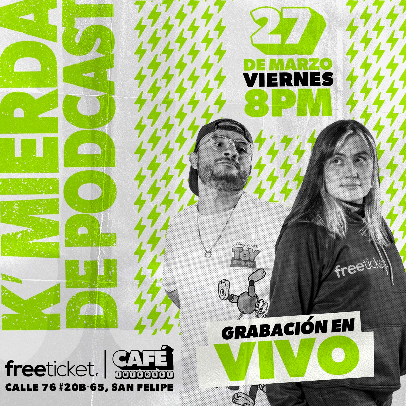 K' MIERDA DE PODCAST - GRABACIÓN EN VIVO