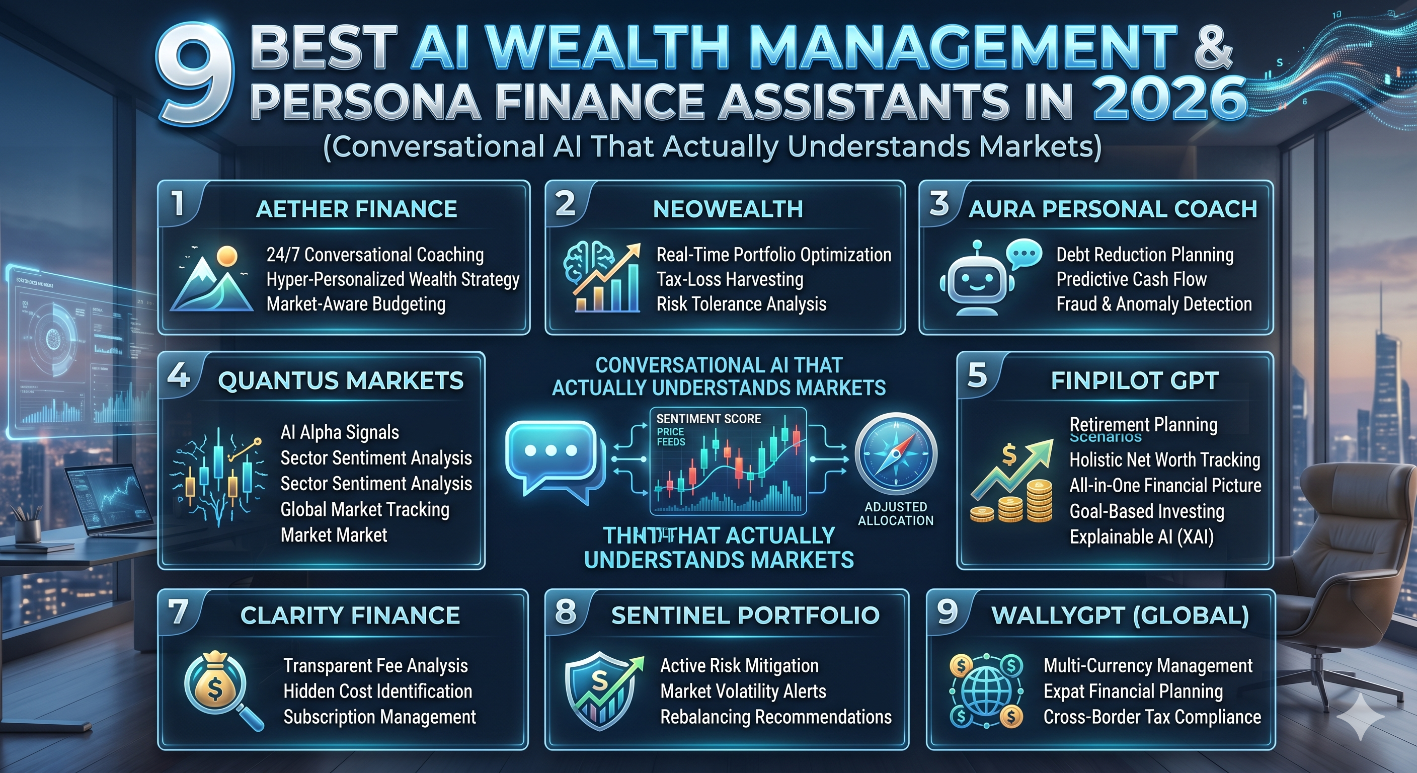 9 Best AI Wealth Management & Personal Finance Assistants in 2026 (Conversational AI That Actually Understands Markets)