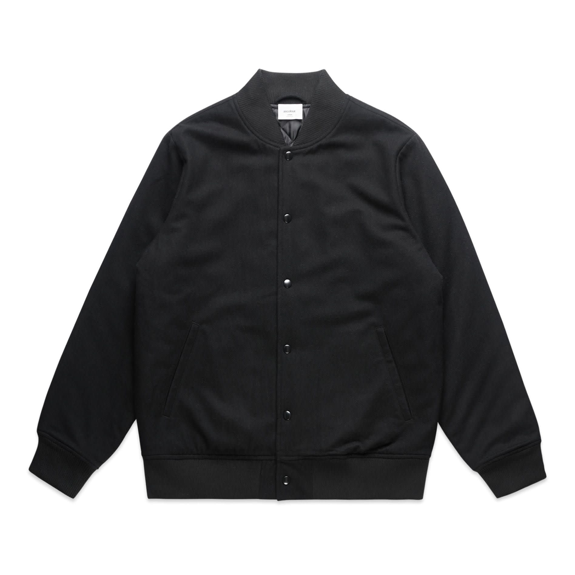 Wool Blend Felt Bomber Jacket – AS Colour 5512