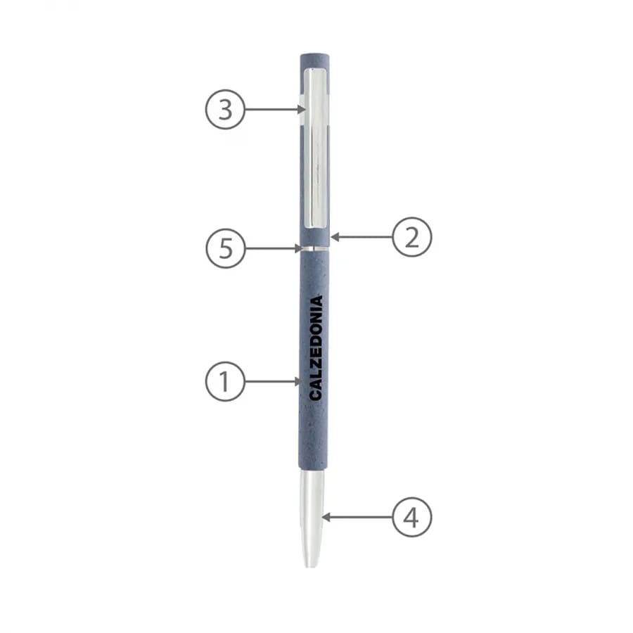 Brass & Stainless Steel Hex Pen – Slim Hex Pen BND70