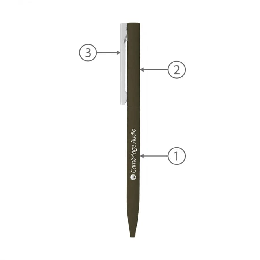 BSlim Brass Twist Ball Pen – BND78 Sari Thin Twist Metal Ball Pen