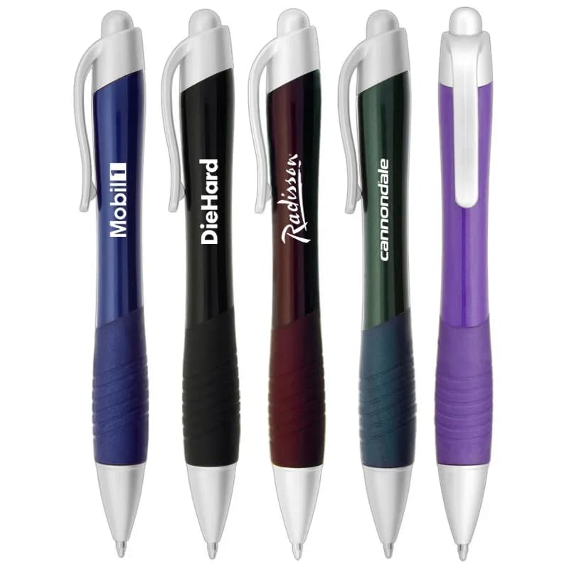 Metallic Grip Plastic Pen – Metallic Mykonos Pen P346