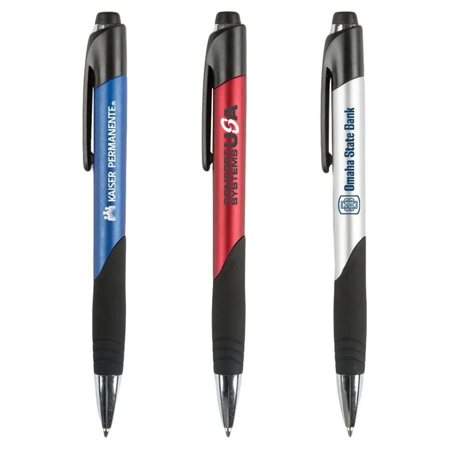Rubber Grip Plastic Pen – Tongan Pen P319