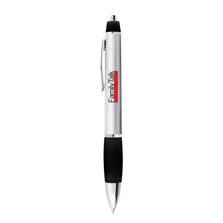 Soft Touch Metal Clip Pen – Kefalonia Pen P323 - alternate view