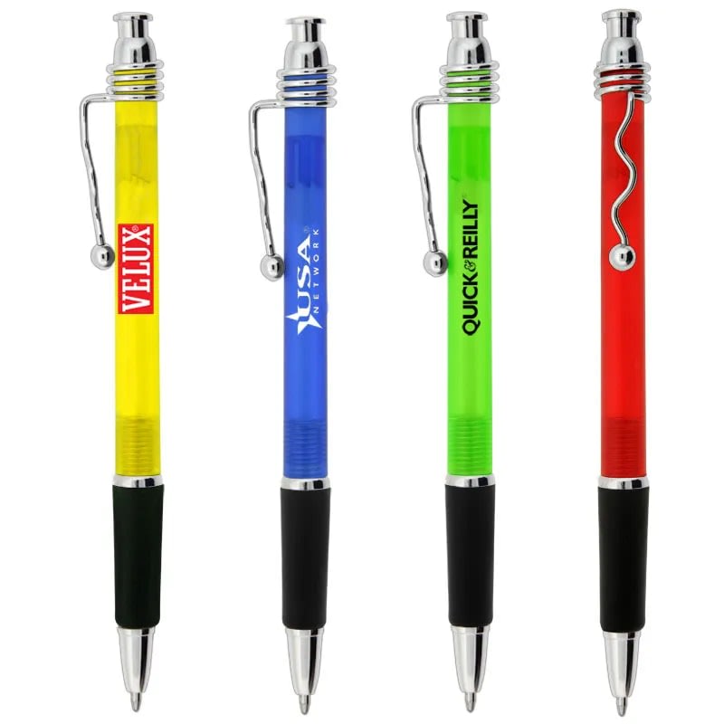 Soft Grip Deluxe Metal Clip Pen – Coronado Twister Pen P291