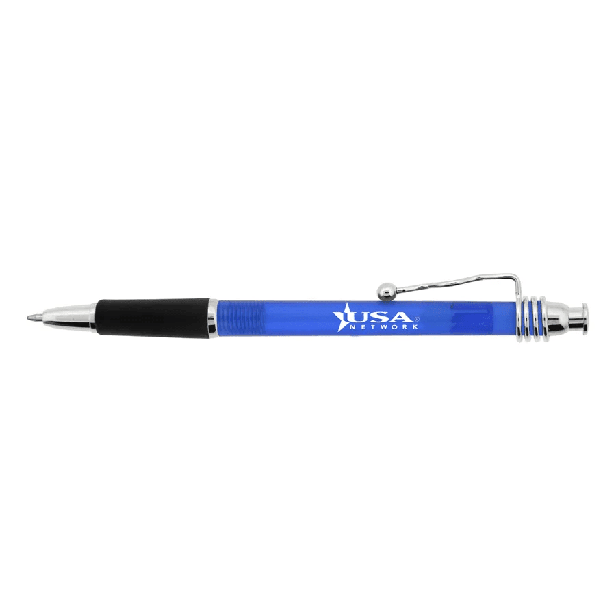 Soft Grip Deluxe Metal Clip Pen – Coronado Twister Pen P291 - alternate view