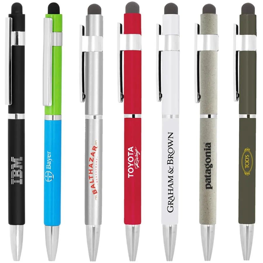 Brass & Stainless Steel Stylus Pen – Hex Stylus Twist Metal Ball Pen