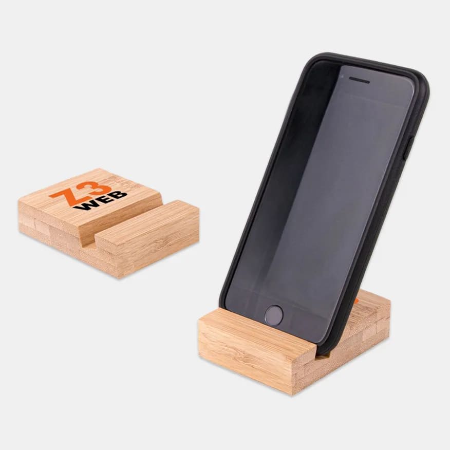 Bambu Phone Holder – Eco Friendly Bamboo Desk Stand