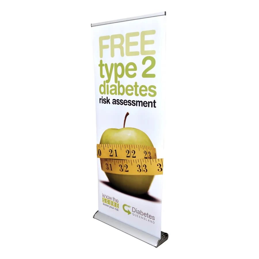 PET Polyester Roll Up Banner – Deluxe 850mm Roll Up Banner