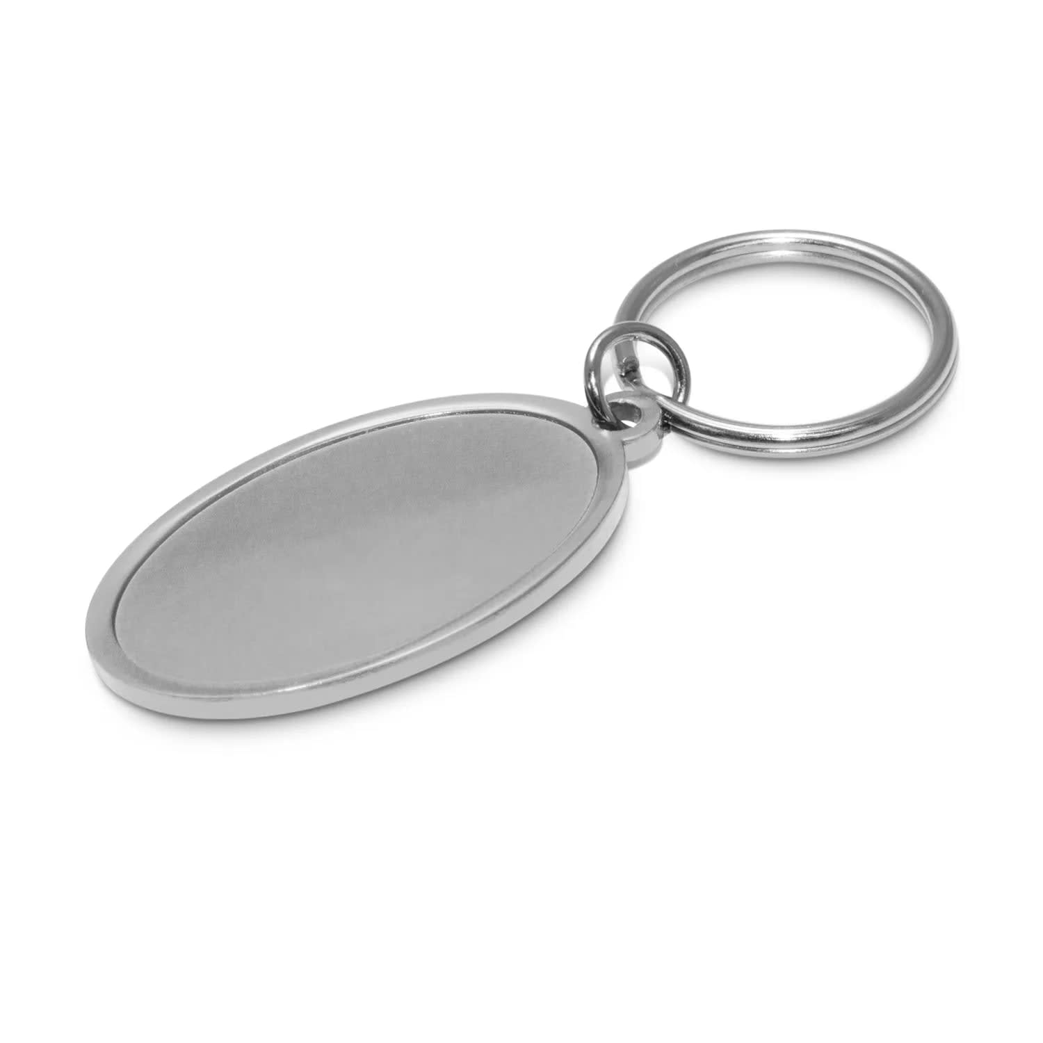 Aluminium Oval Key Ring – Surf 43mm - alternate view