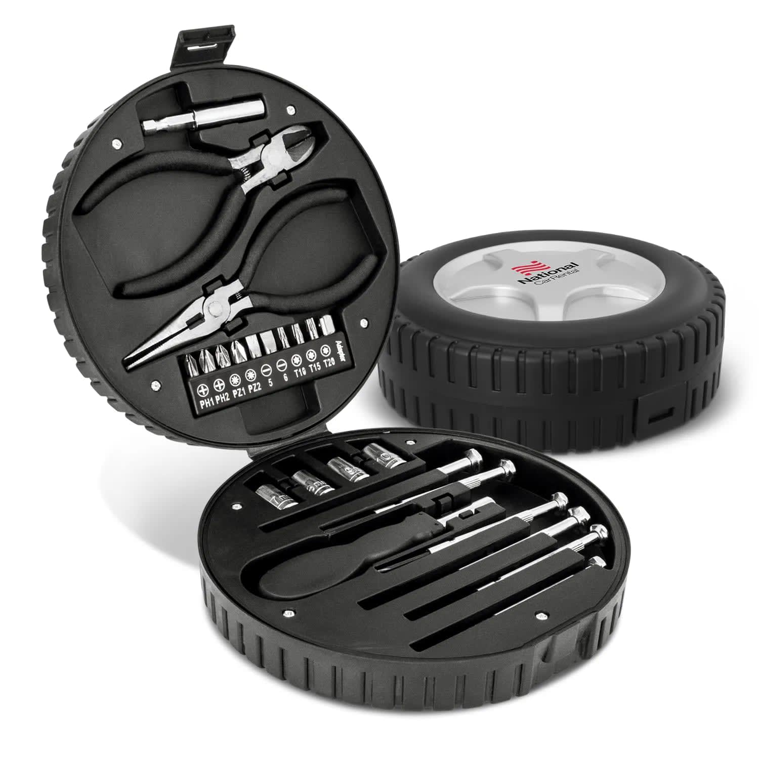 PP & ABS 24-Piece Tool Kit – Wheel Case
