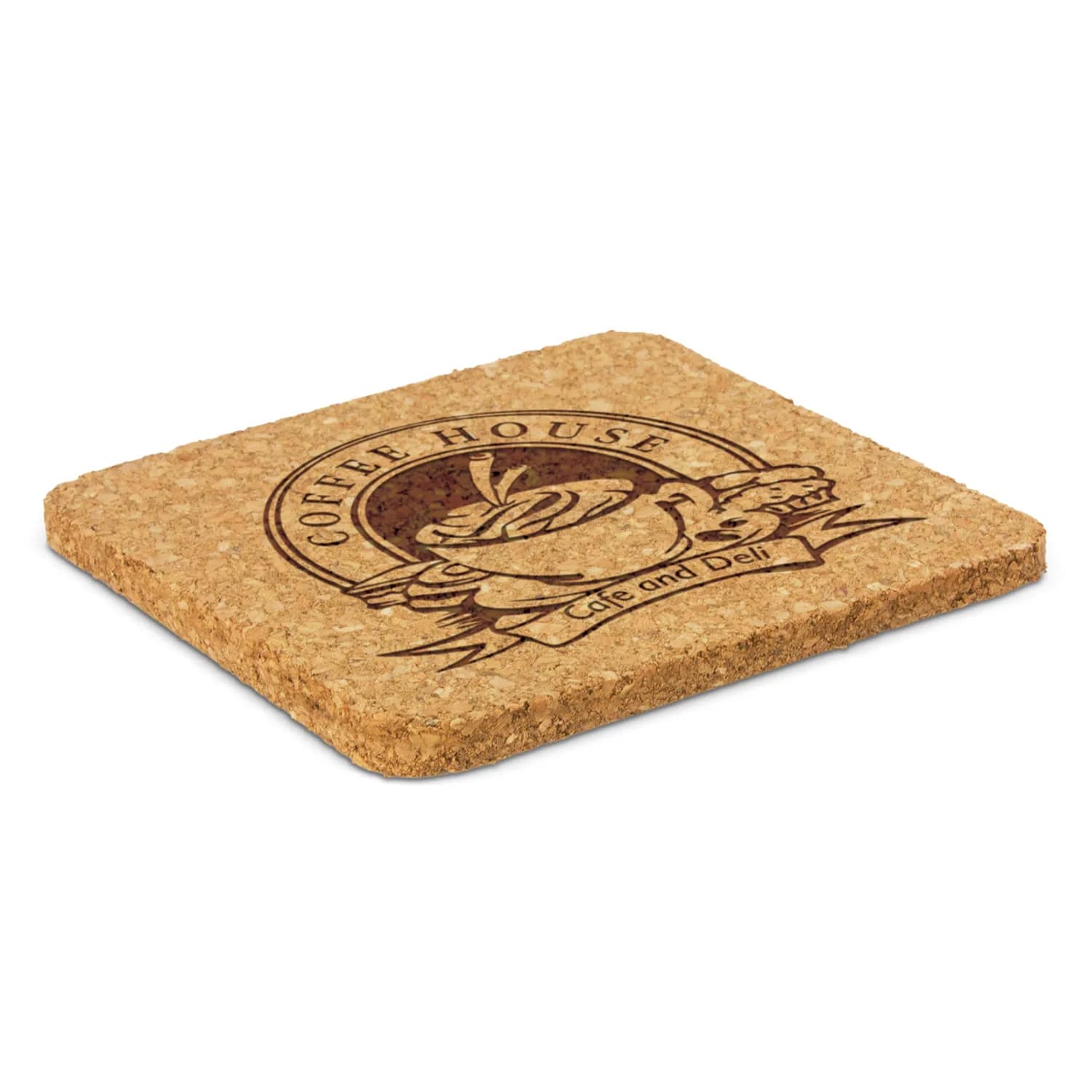 Square Cork Coaster – Oakridge 112966 100mm
