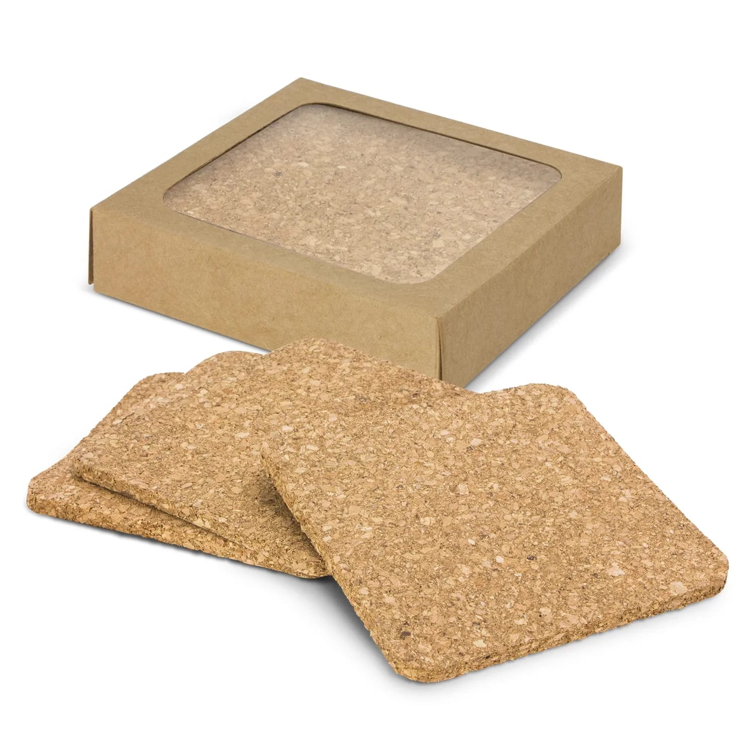 Cork Coaster Set – Oakridge 113034 100mm - alternate view