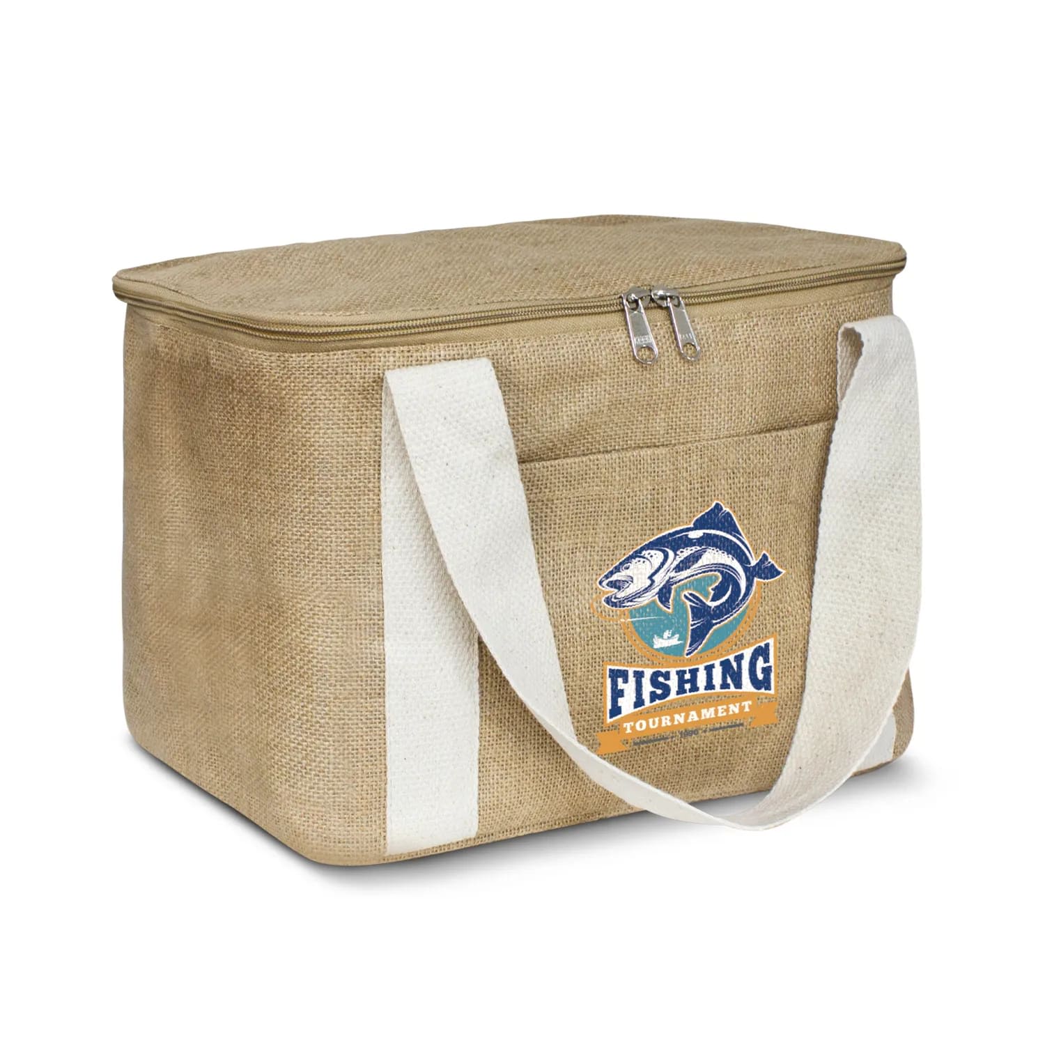 Asana Jute Cooler Bag – 13L Eco Insulated Promotional Tote