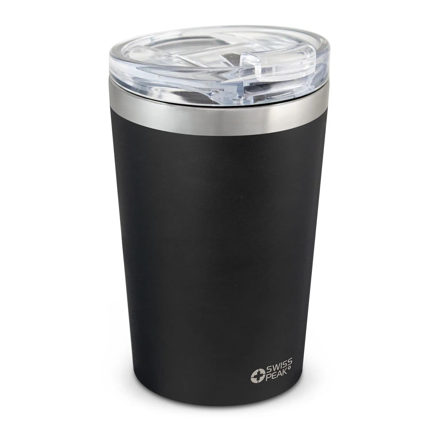 Swiss Peak 350ml Vacuum Coffee Cup – Laser Engraved Stainless Steel - alternate view