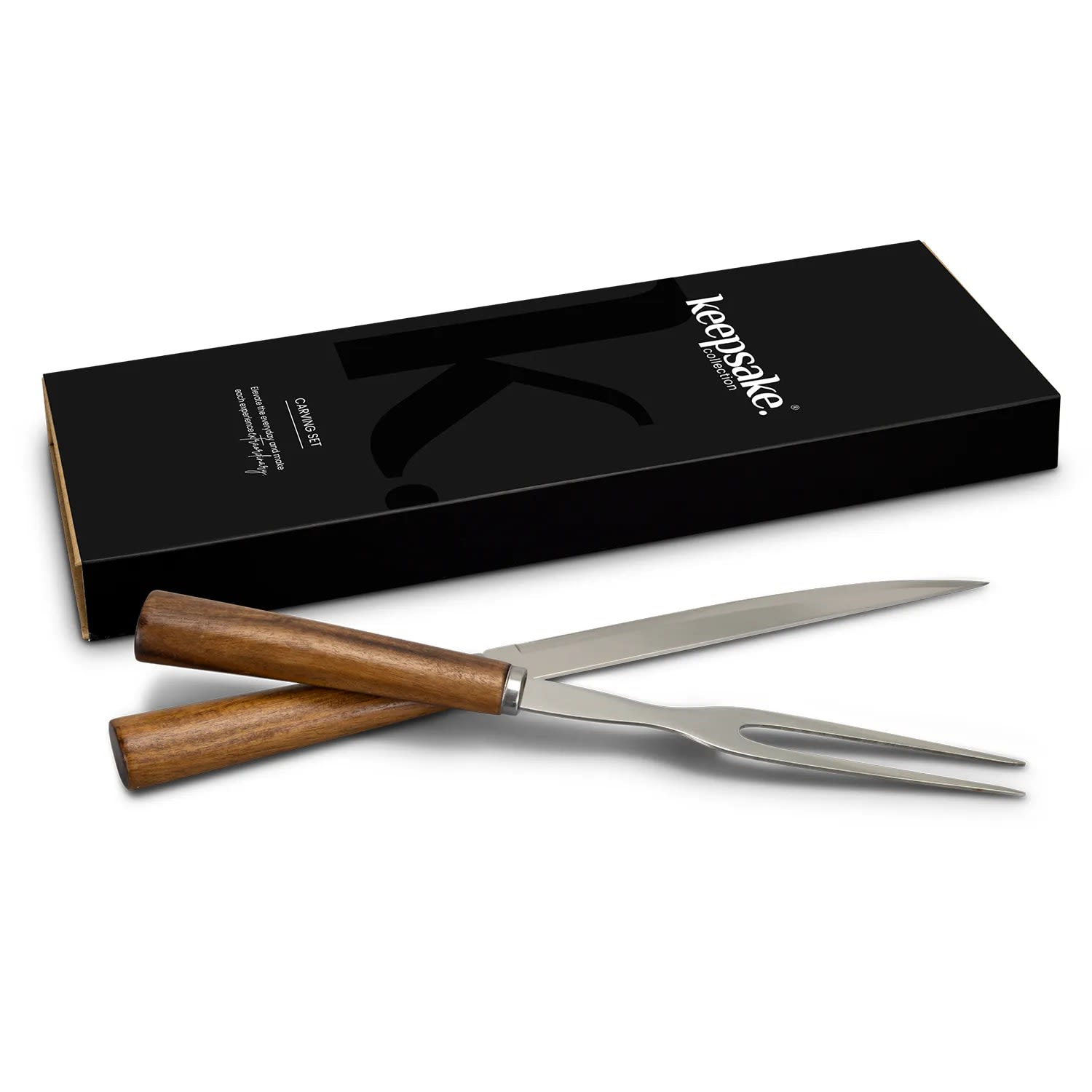 Acacia Wooden Carving Set – Keepsake 325mm 122318