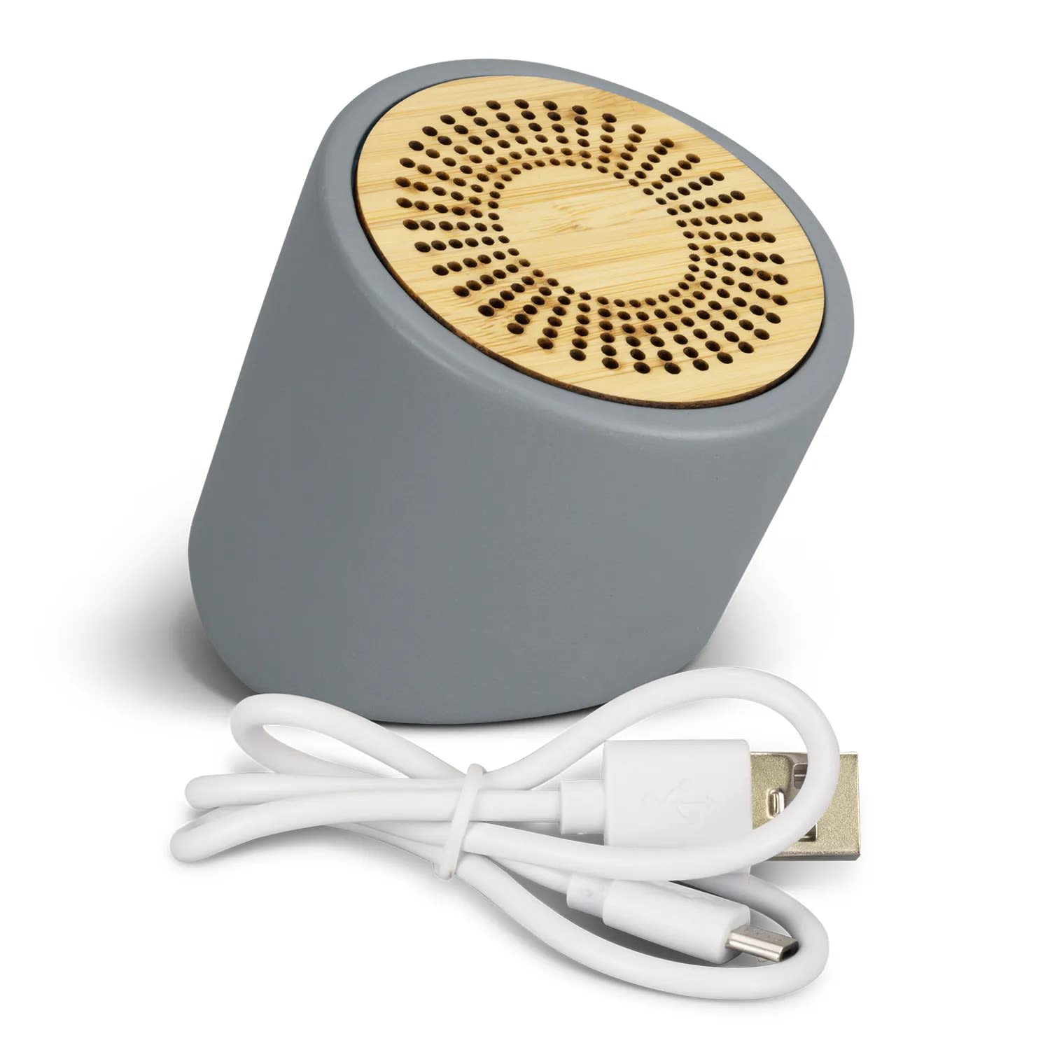 Limestone Bluetooth Mini Speaker – NATURA Mini Speaker Charcoal - alternate view