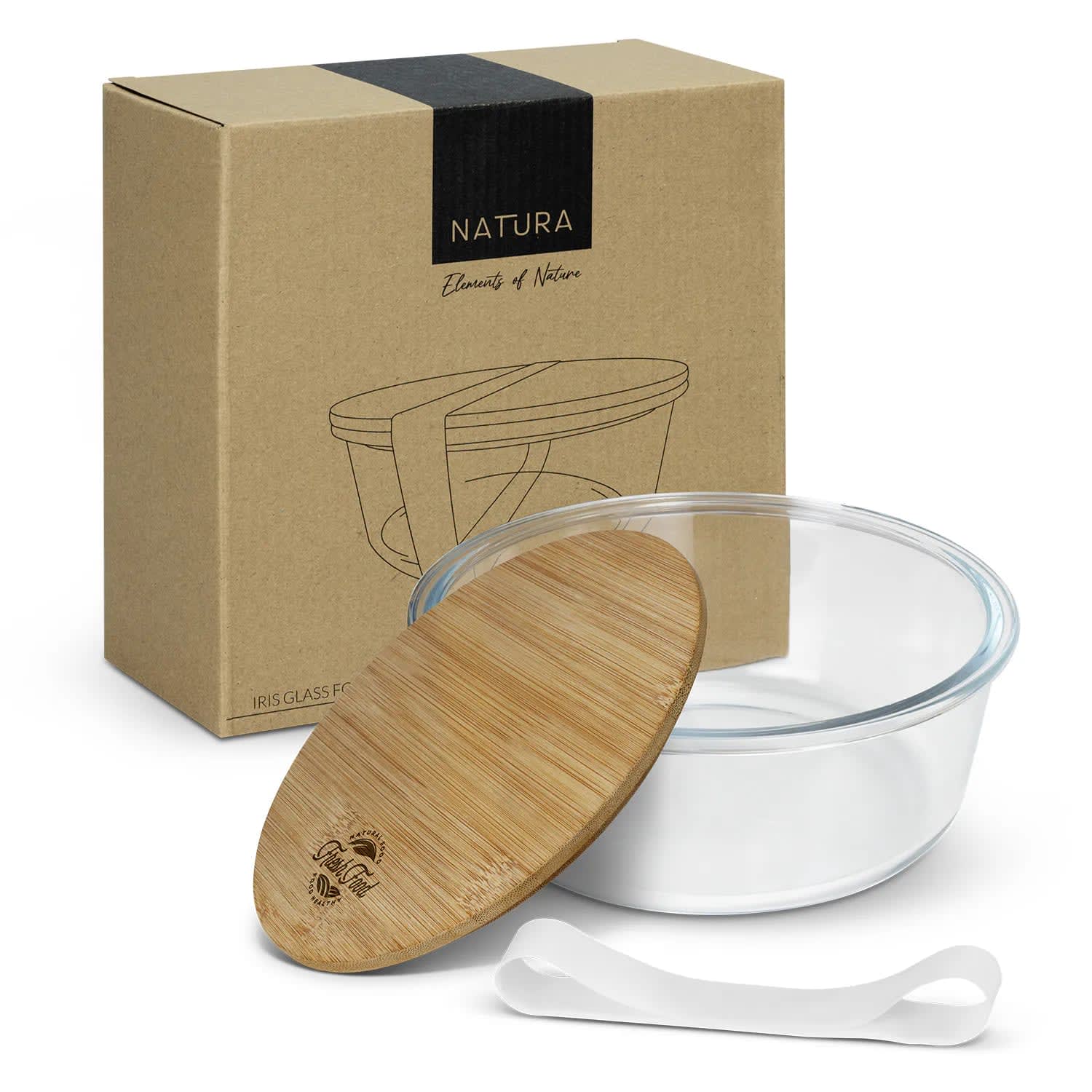 Borosilicate Glass Food Container – NATURA Iris 1.2L