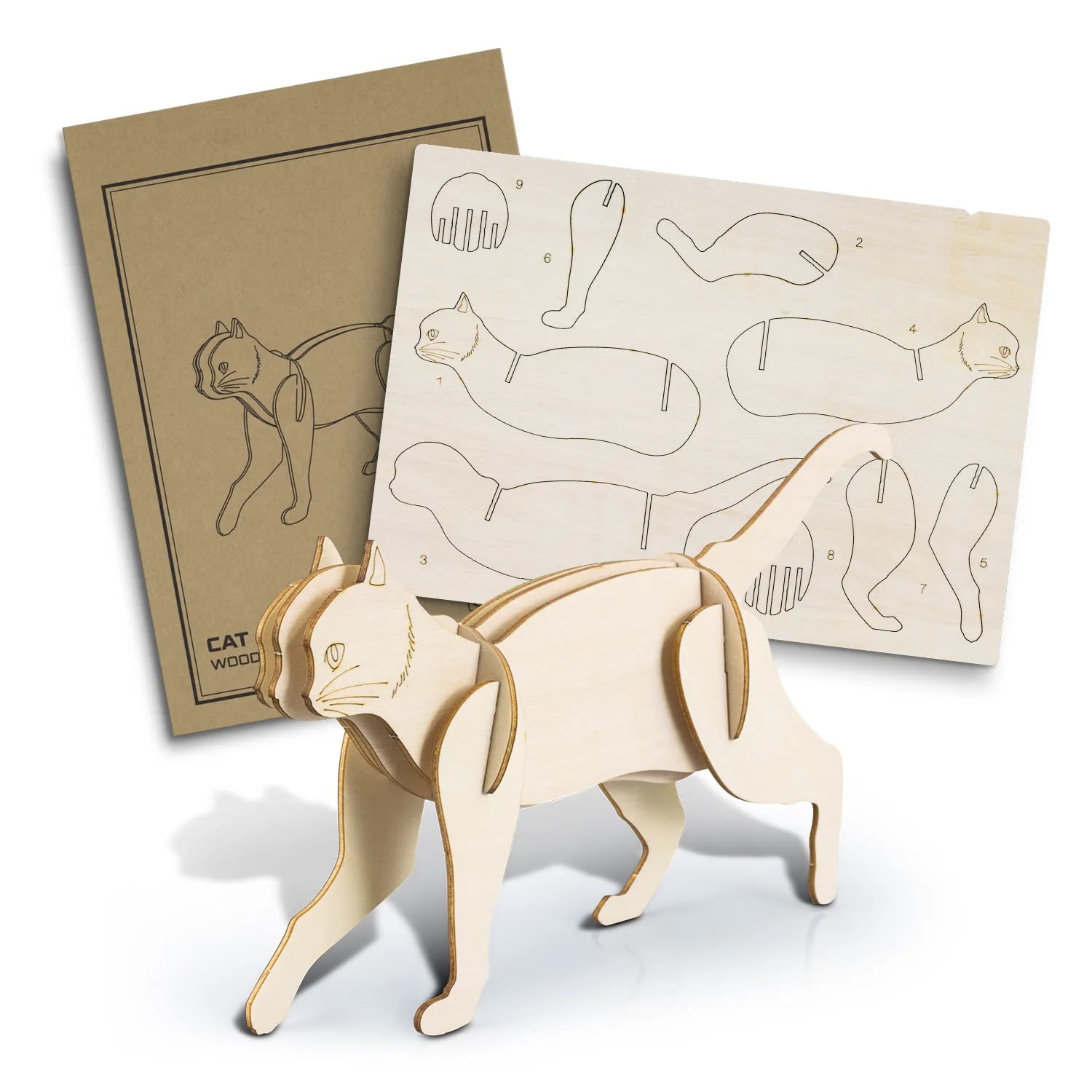 Wooden Basswood Model – Eco-Friendly Craft Kit