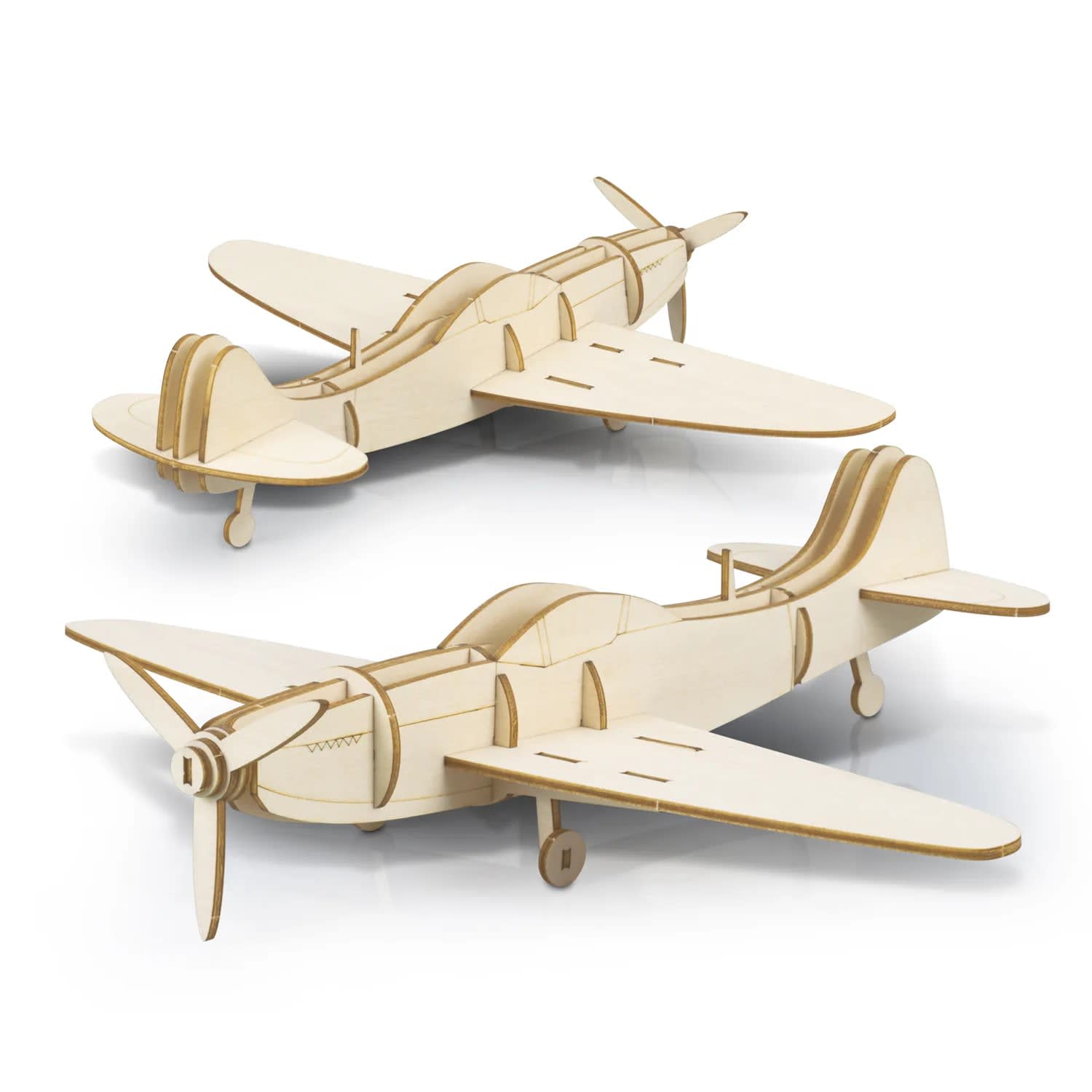 Wooden Spitfire Model Kit – Eco-Friendly Craft Kit - alternate view