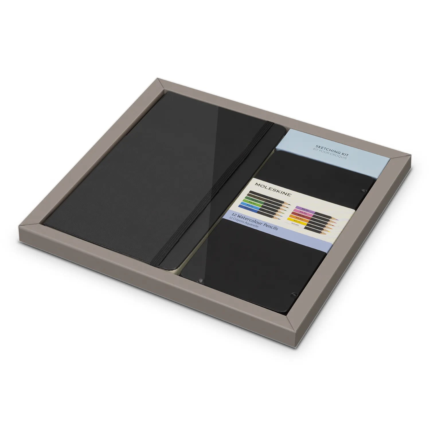 Moleskine Art Sketching Kit – 165gsm Sketchbook with 12 Watercolour Pencils - alternate view
