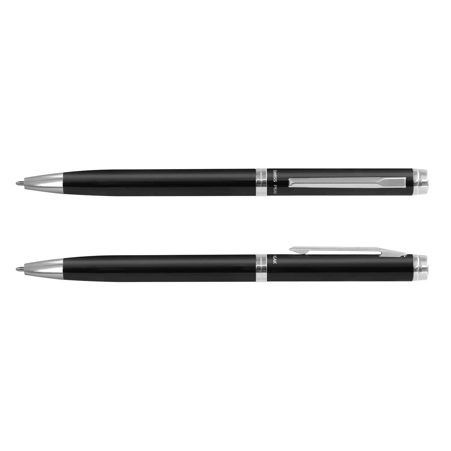 Stainless Steel Pen – Swiss Peak Luzern Pen Black - alternate view