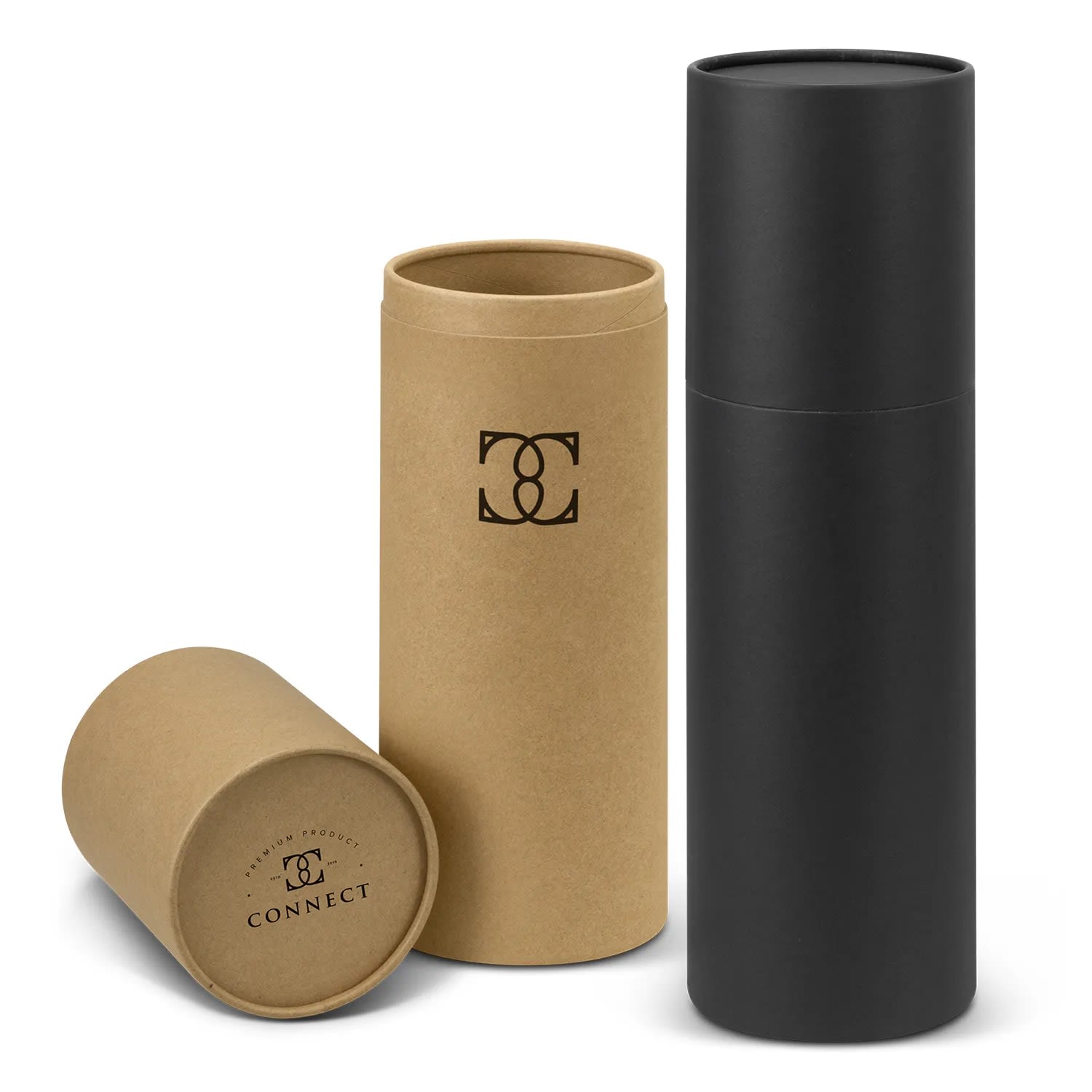Impact Aware Natural Cardboard Wine Bottle Gift Tube – Eco-Friendly Packaging