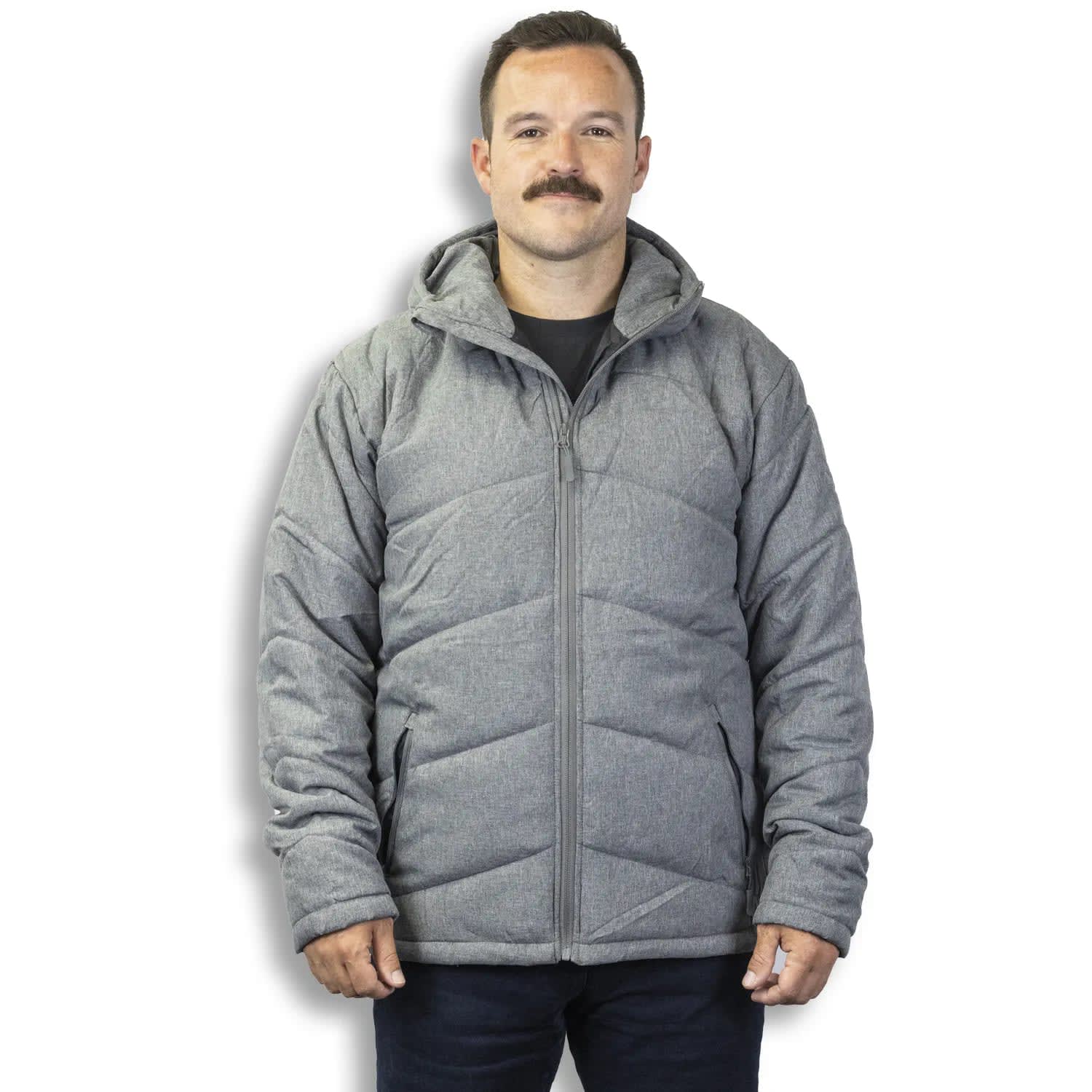Recycled Polyester Men’s Puffer Jacket – Newport