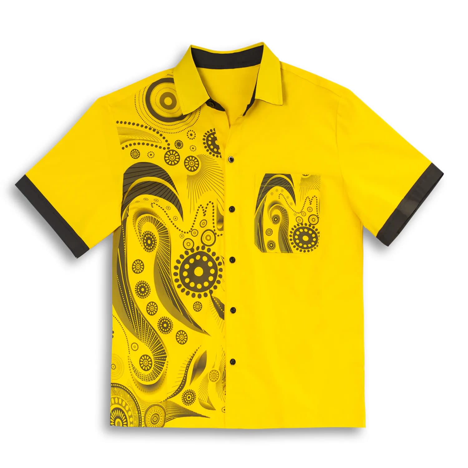 Cotton Lycra Shirt – Custom Mens Shirt 110gsm - alternate view