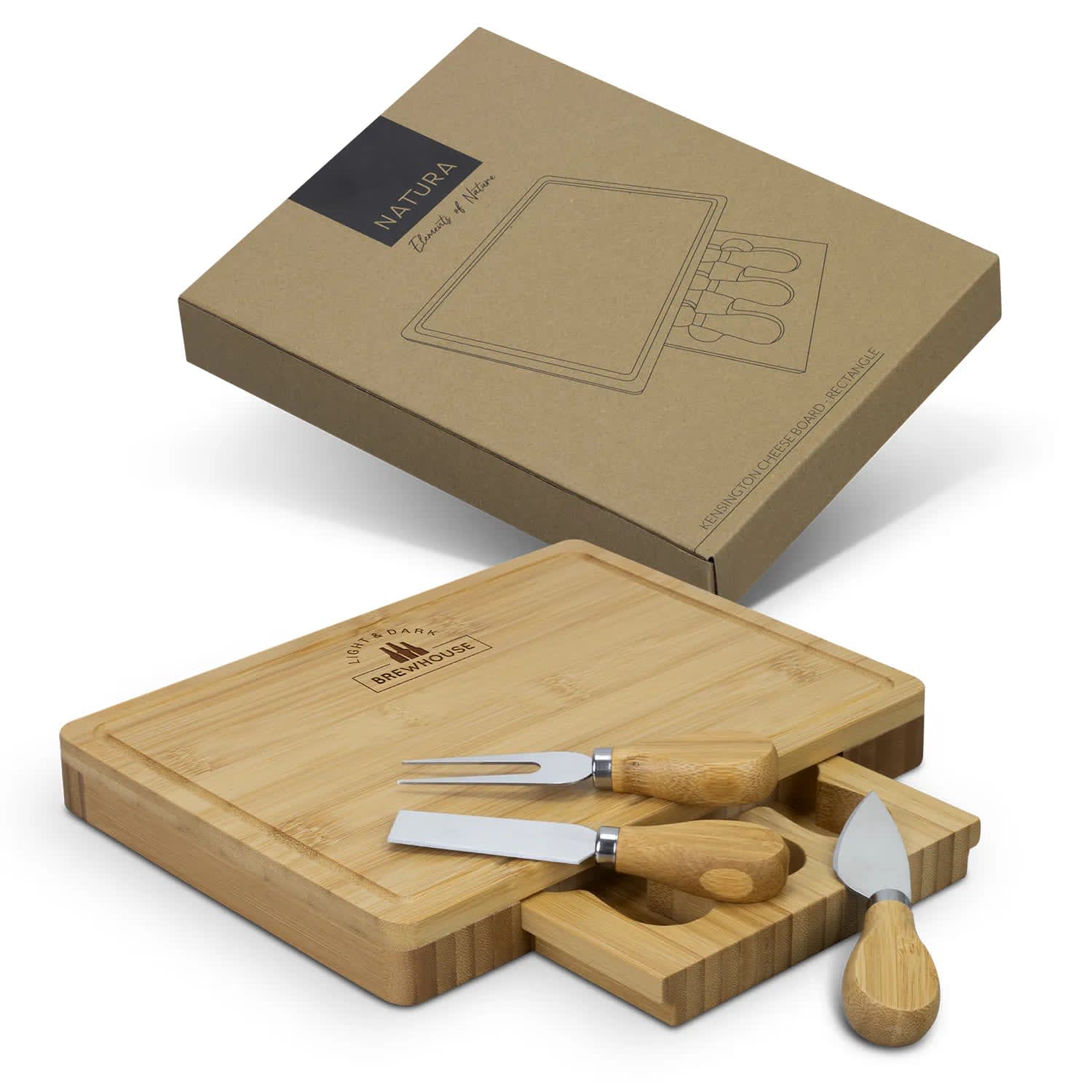 Bamboo Cheese Board – NATURA Kensington Rectangle