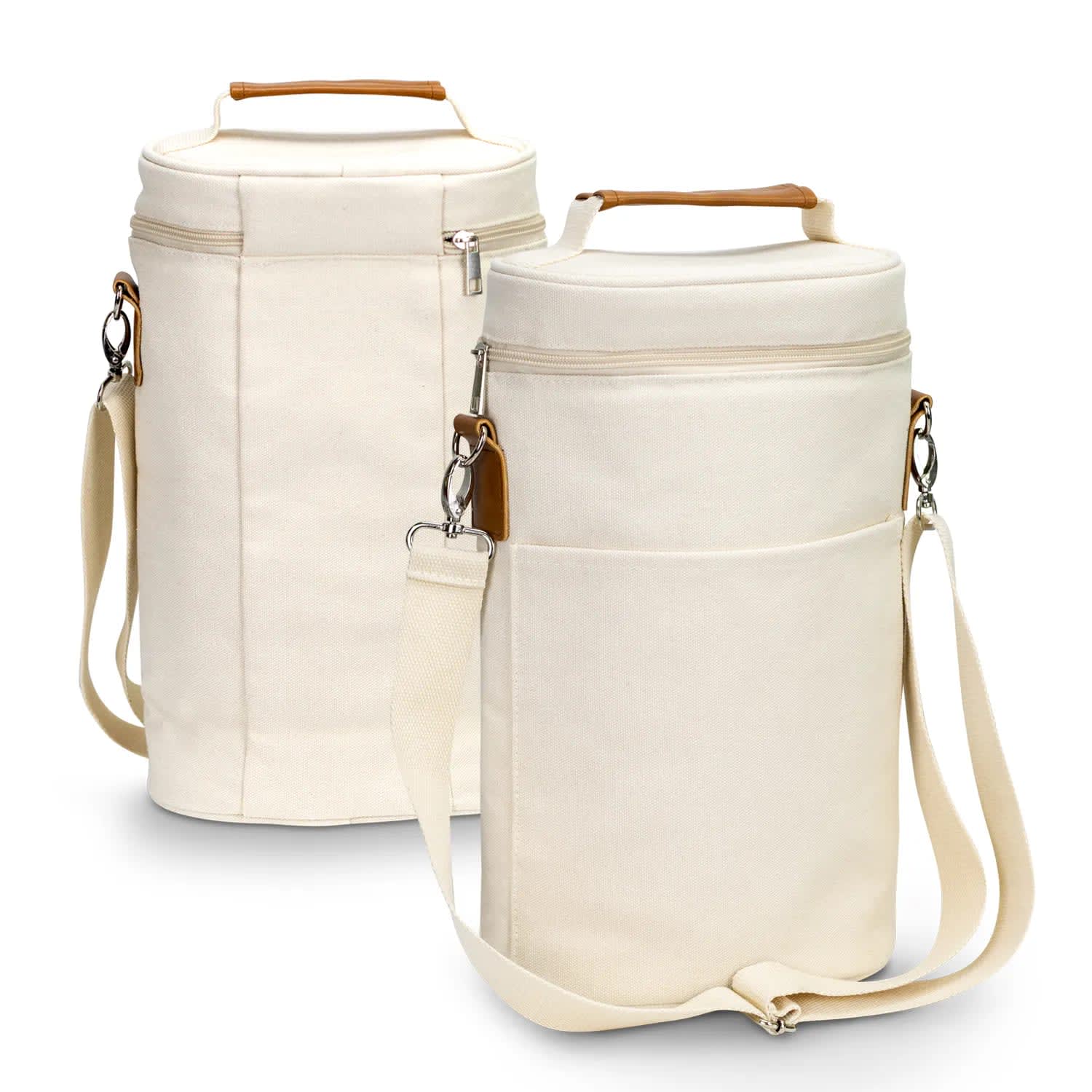 Canvas Double Wine Cooler Bag – Colton Two Bottle Wine Cooler
