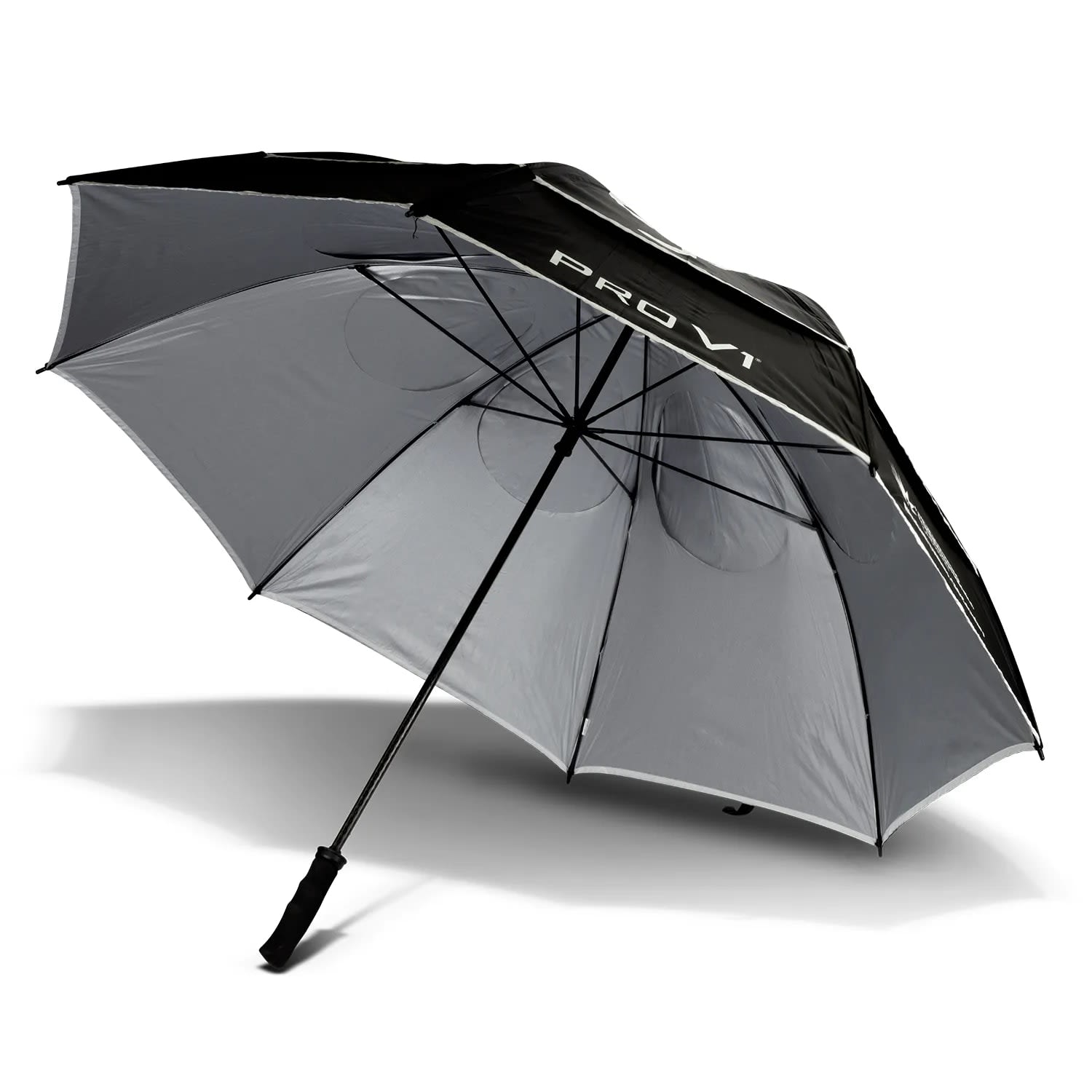 Nylon Golf Umbrella – Titleist Tour Double Canopy Black - alternate view
