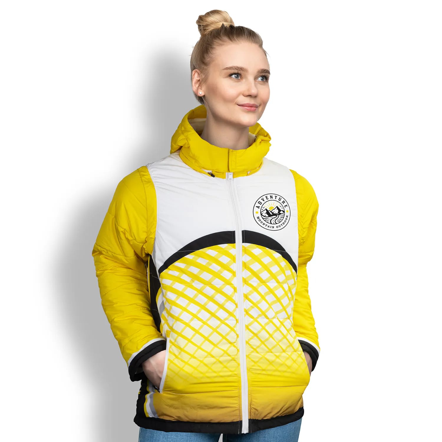 Custom Reversible Puffer Jacket – Fully Branded Unisex Jacket with Removable Hood and Sleeves