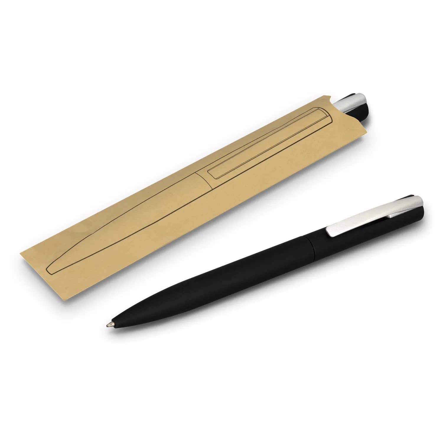 Recycled Stainless Steel Ballpoint Pen – SPICE Lyd Black