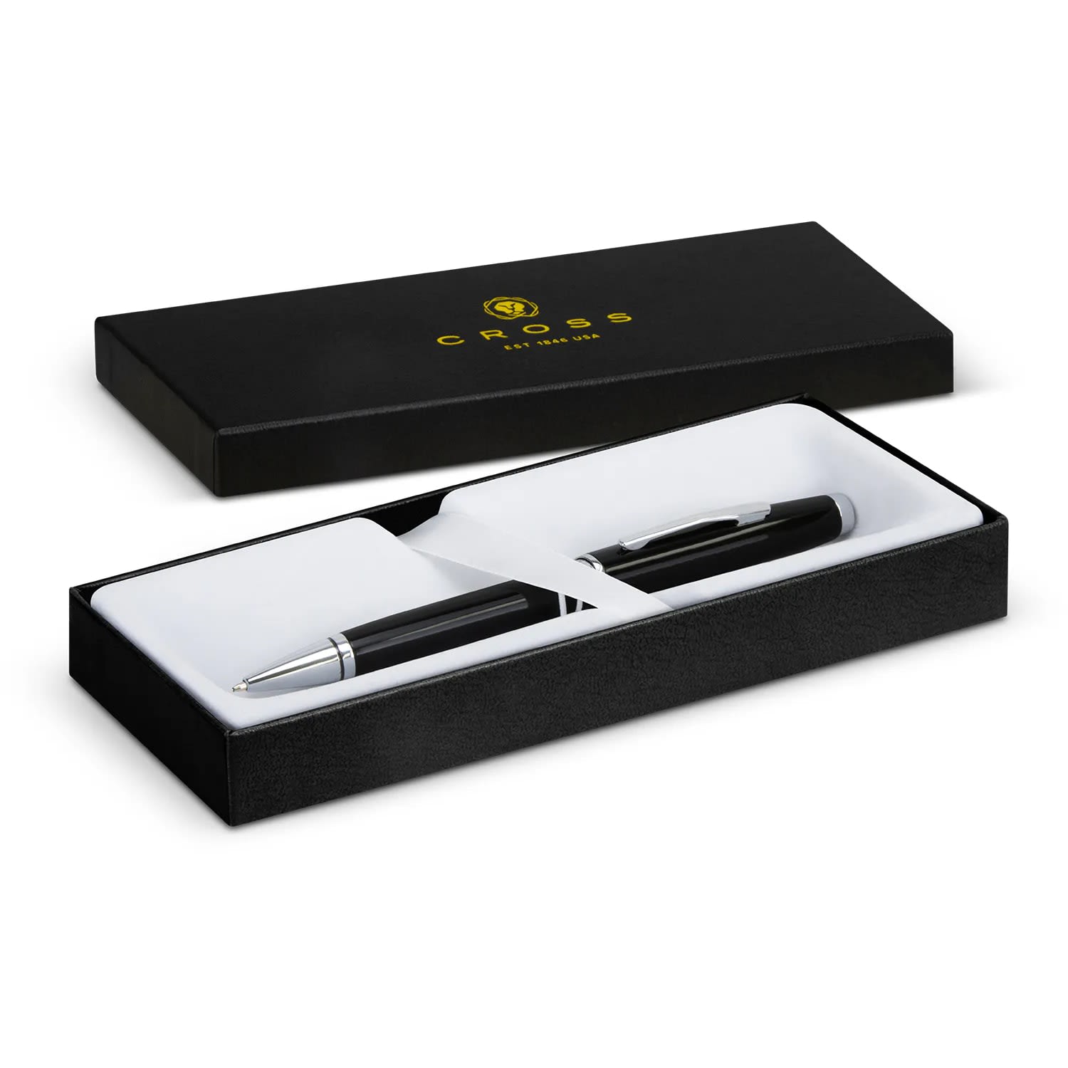 Black Lacquer Metal Ballpoint Pen – Cross Coventry 143mm