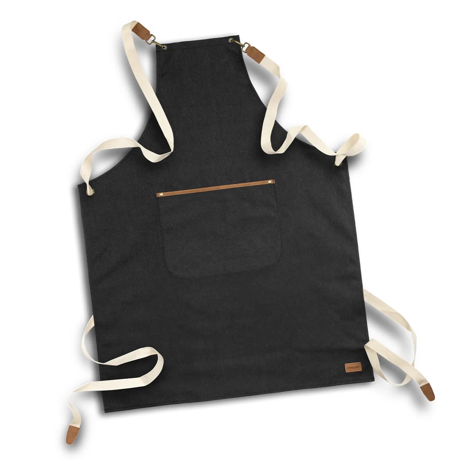 Keepsake Canvas Apron – Premium Branded Cotton Apron - alternate view