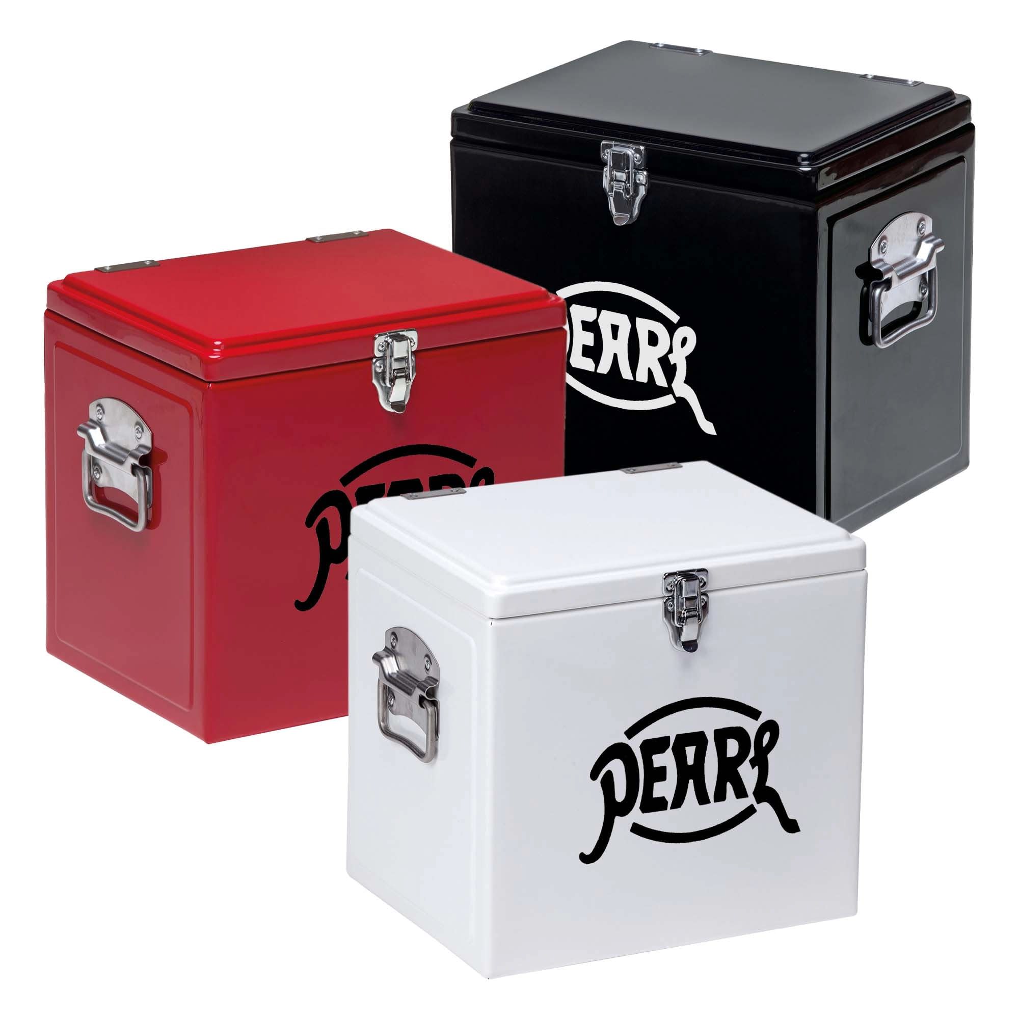 Powder-Coated Metal Ice Cooler Box – Naples Metal Ice Cooler Box 15L