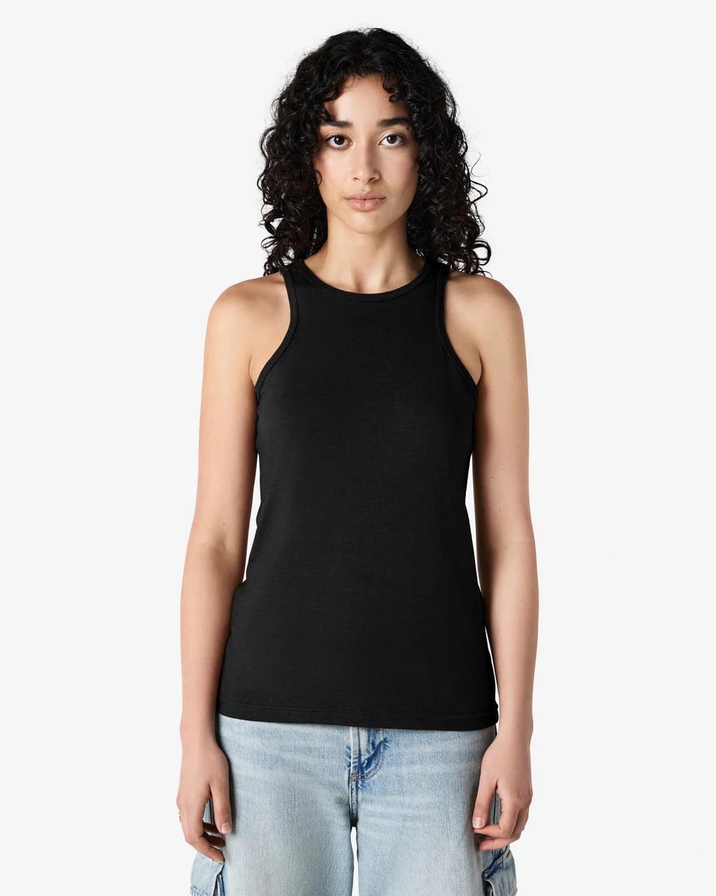 American Apparel CVC Womens Racerneck Tank
