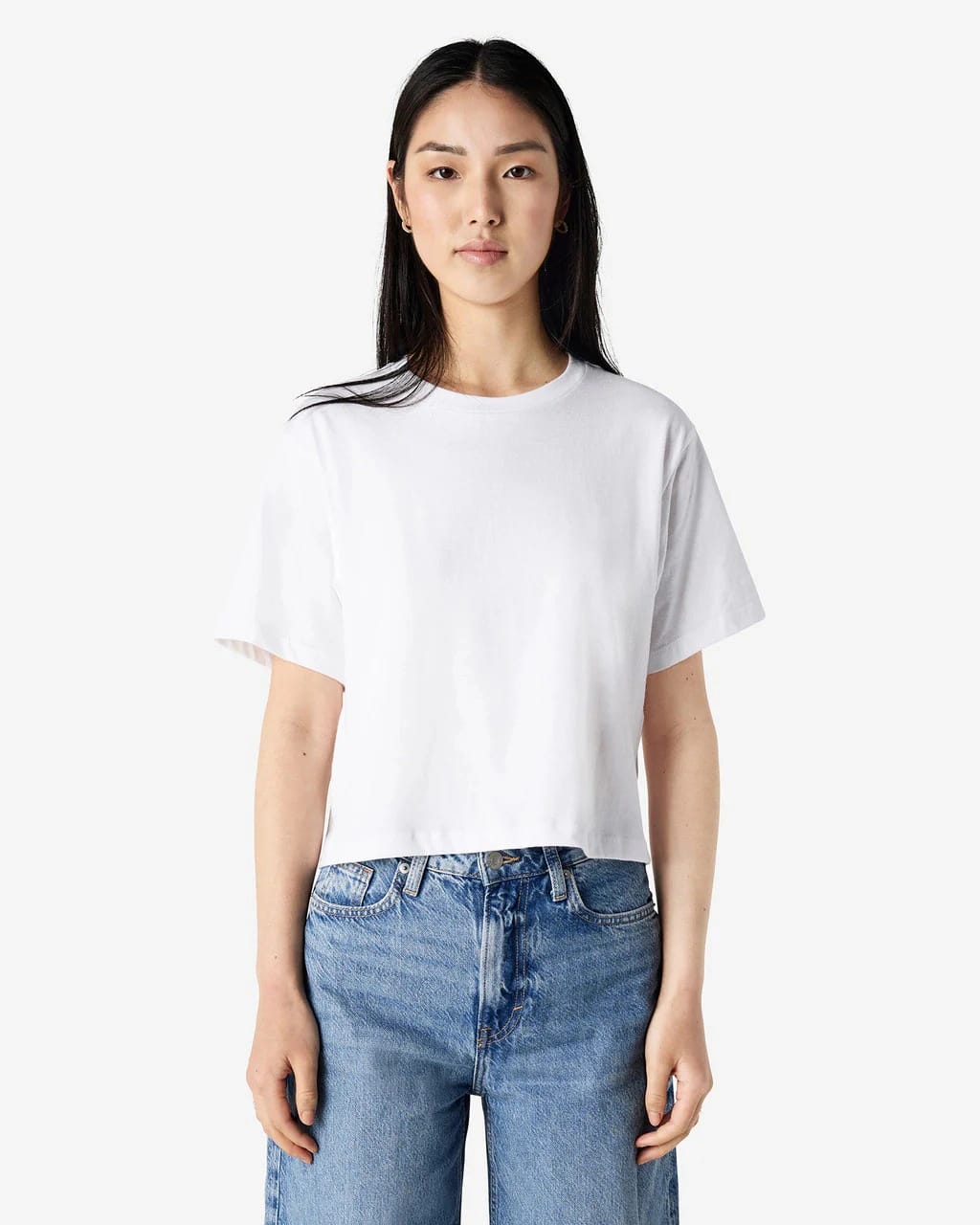 American Apparel Women's Fine Jersey Boxy T-Shirt