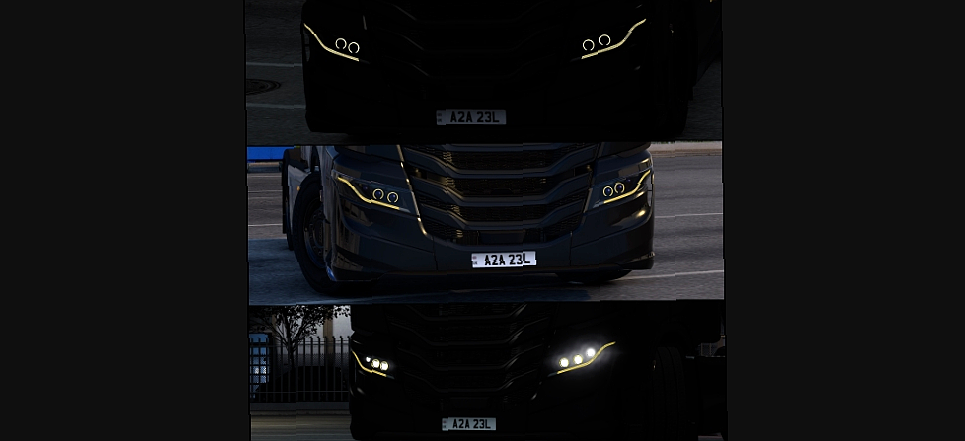 МОД Custom Headlight for SCS Iveco S-Way v1.0 ДЛЯ EURO TRUCK SIMULATOR 2