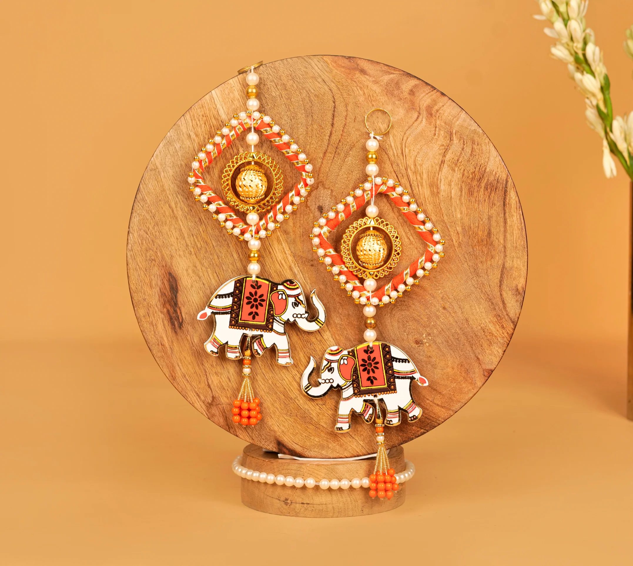 Elephant Decorative Hanging Set of 2