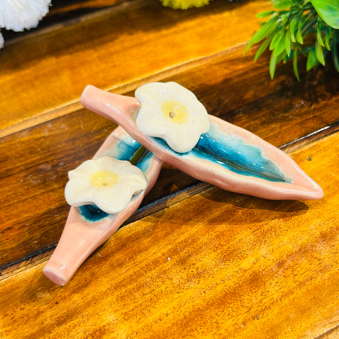 Leaf Incense Stick Holder ( pack of 1 )