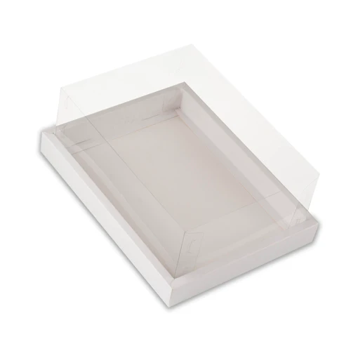 Full Display Hamper Box With PVC Lid and Bottom Tray (9*12*5 Inch)