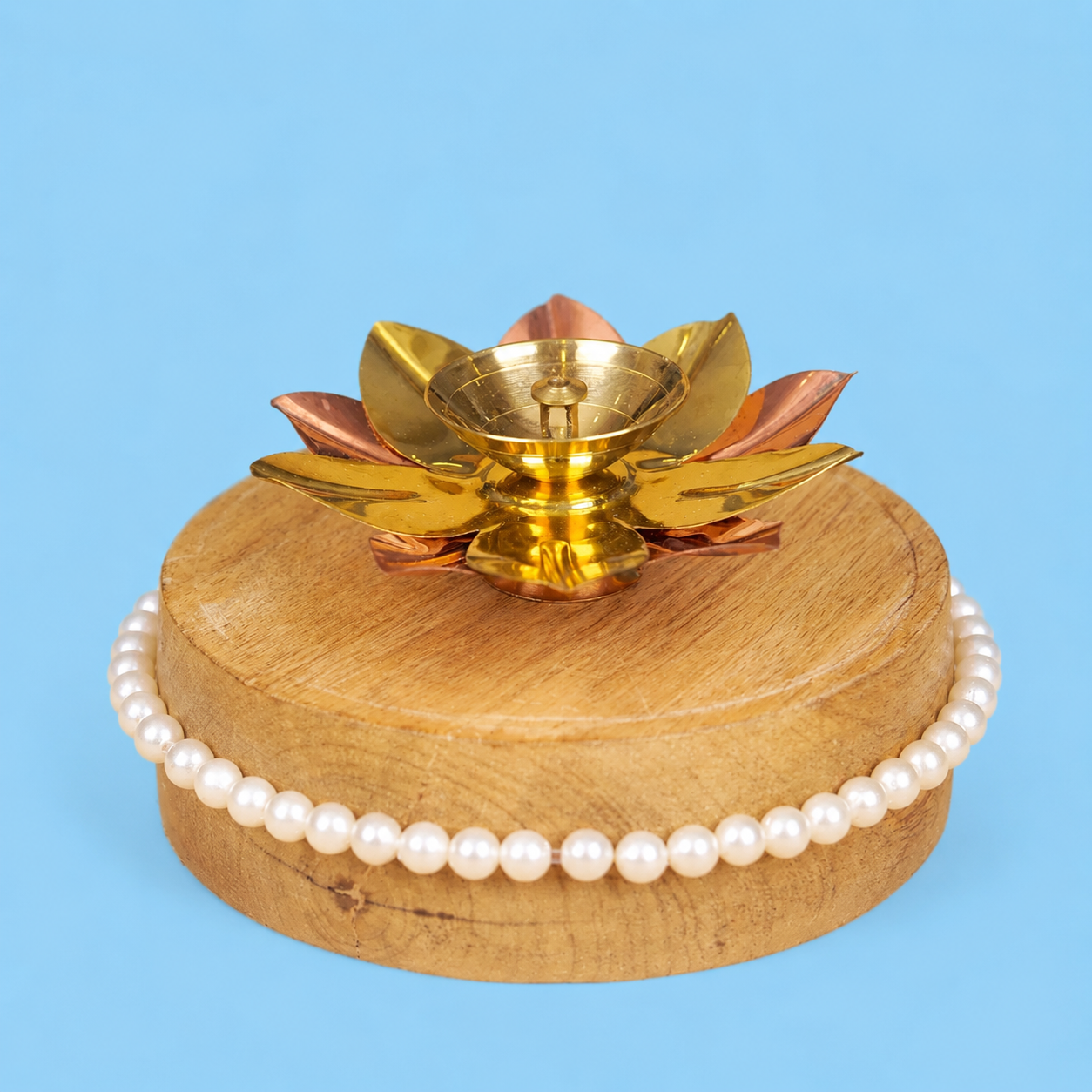 Divine Bloom Lotus Diya