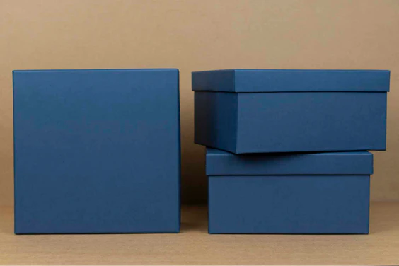 Blue Rigid Gift Box (10X10X4" inches)
