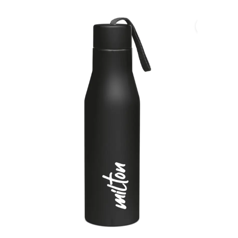 Black Stainless Steel Bottle 750ml