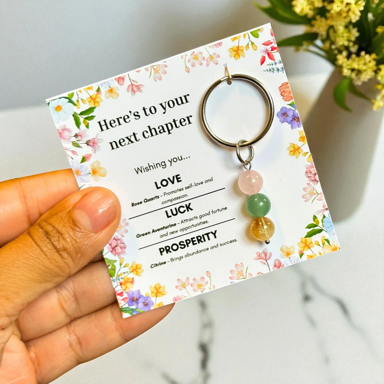 Card With Keychain