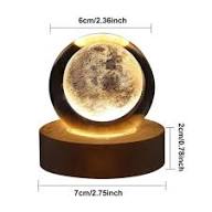 3D Galaxy Crystal Ball LED