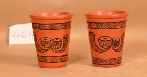 Clay Glass set (set of 2 pcs) 300ml