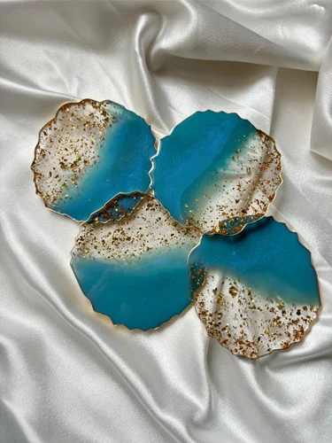 Resin Tea Coasters (set of 2)
